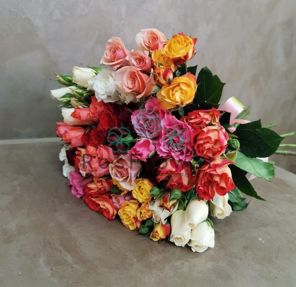 Букет цветов из: Розы в Петровске-Забайкальском