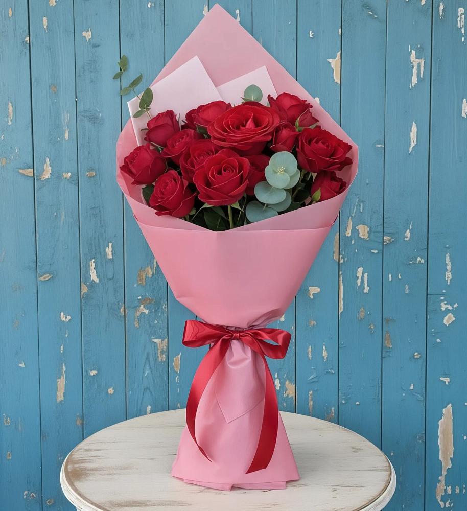 Букет цветов из: Розы в Петровске-Забайкальском