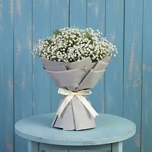 Букет цветов из:  Гипсофила в Петровске-Забайкальском