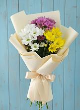Букет цветов из:  Хризантемы в Петровске-Забайкальском