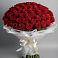 Букет 101 Красная роза Блэк Мэджик в Петровске-Забайкальском