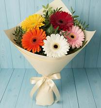 Букет цветов из:  Герберы #REPLACE_PRED# Петровске-Забайкальском