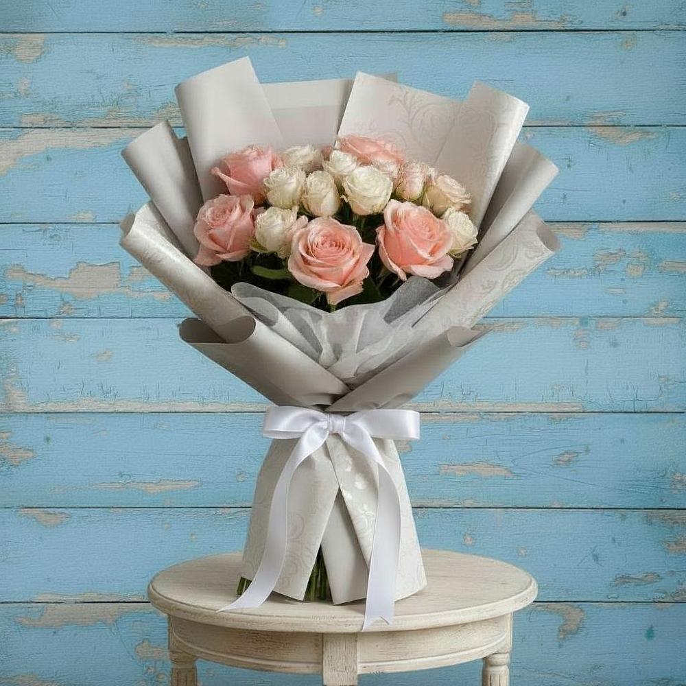 Букет цветов из: Розы в Петровске-Забайкальском