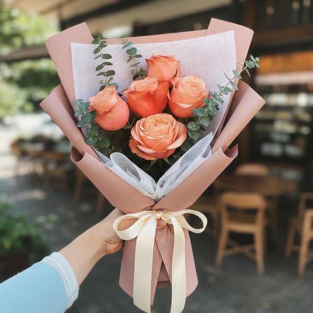 Букет цветов из: Розы в Петровске-Забайкальском