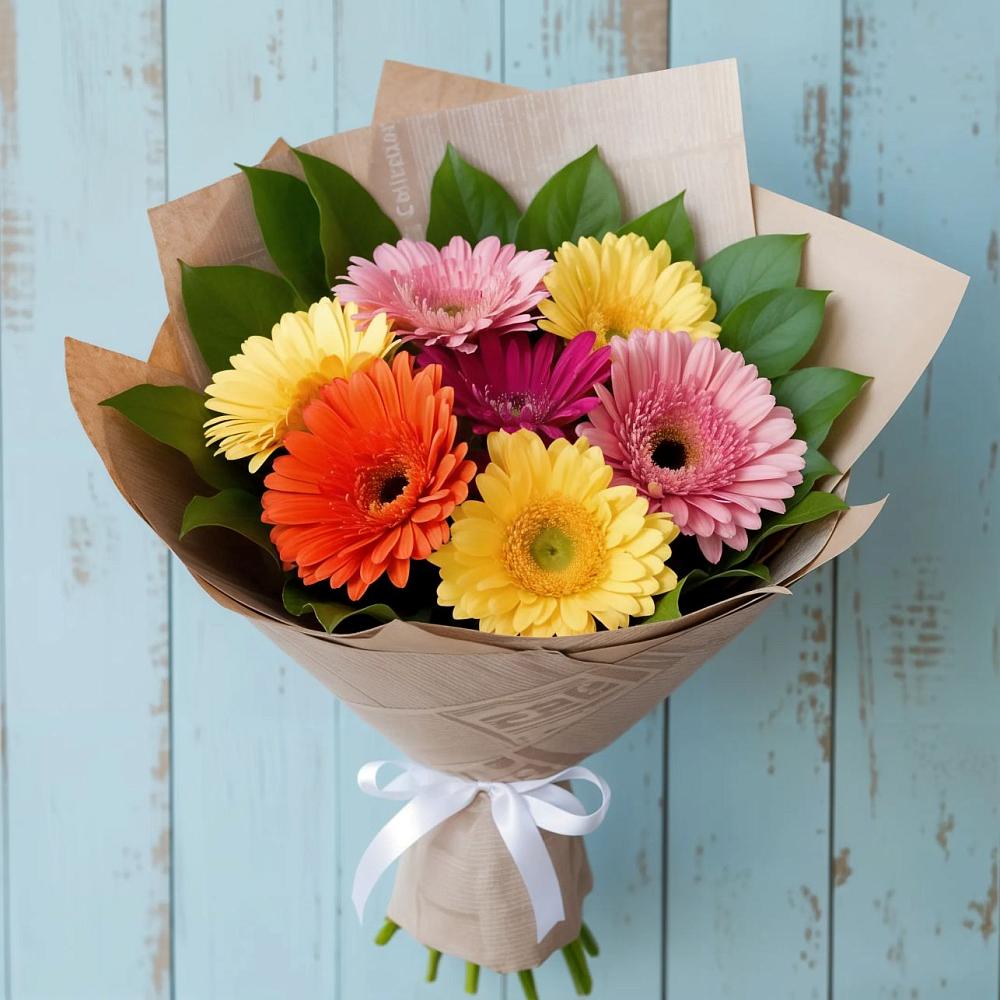 Букет цветов из: Герберы в Петровске-Забайкальском