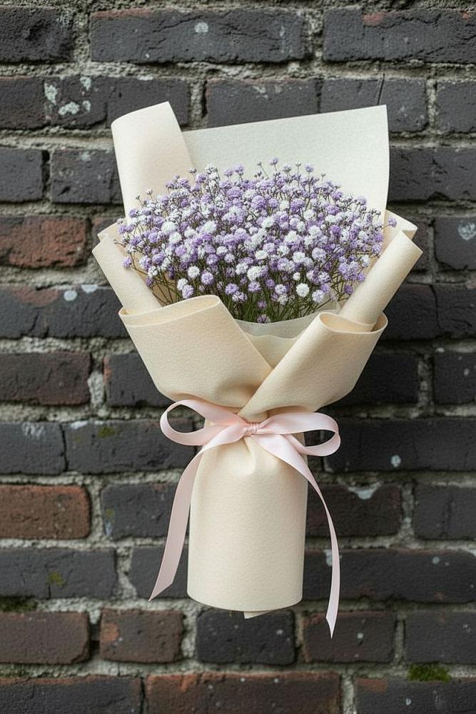 Букет цветов из: Гипсофила в Петровске-Забайкальском