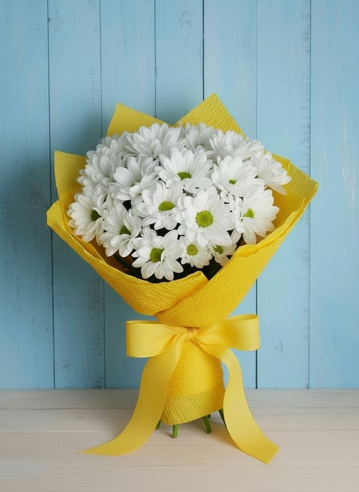 Букет цветов из: Хризантемы в Петровске-Забайкальском