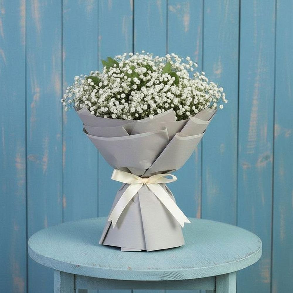 Букет цветов из: Гипсофила в Петровске-Забайкальском