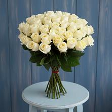 Букет 51 Белая роза Эдлесс Лав #REPLACE_PRED# Петровске-Забайкальском