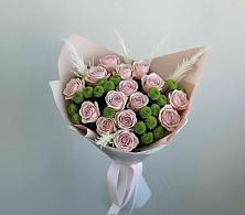 Букет цветов из:  Розы и Хризантемы в Петровске-Забайкальском