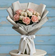 Букет цветов из:  Розы в Петровске-Забайкальском