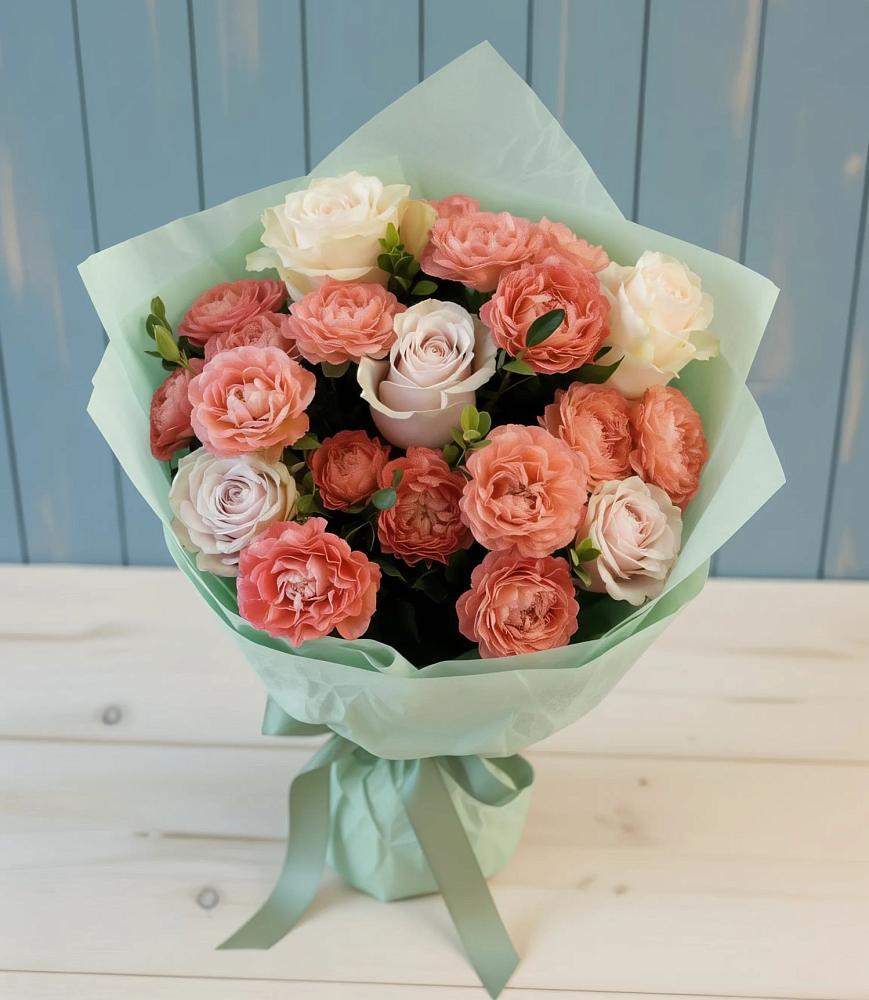 Букет цветов из: Розы в Петровске-Забайкальском