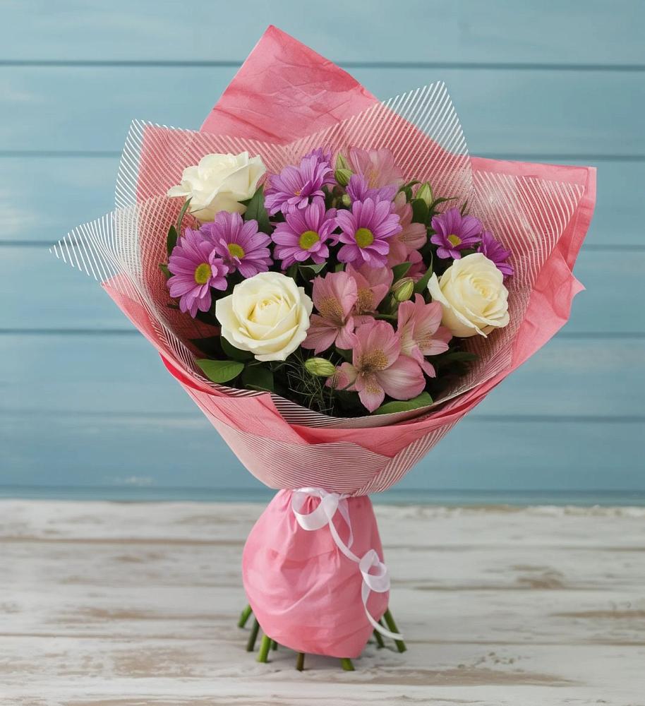 Букет цветов из: Герберы в Петровске-Забайкальском