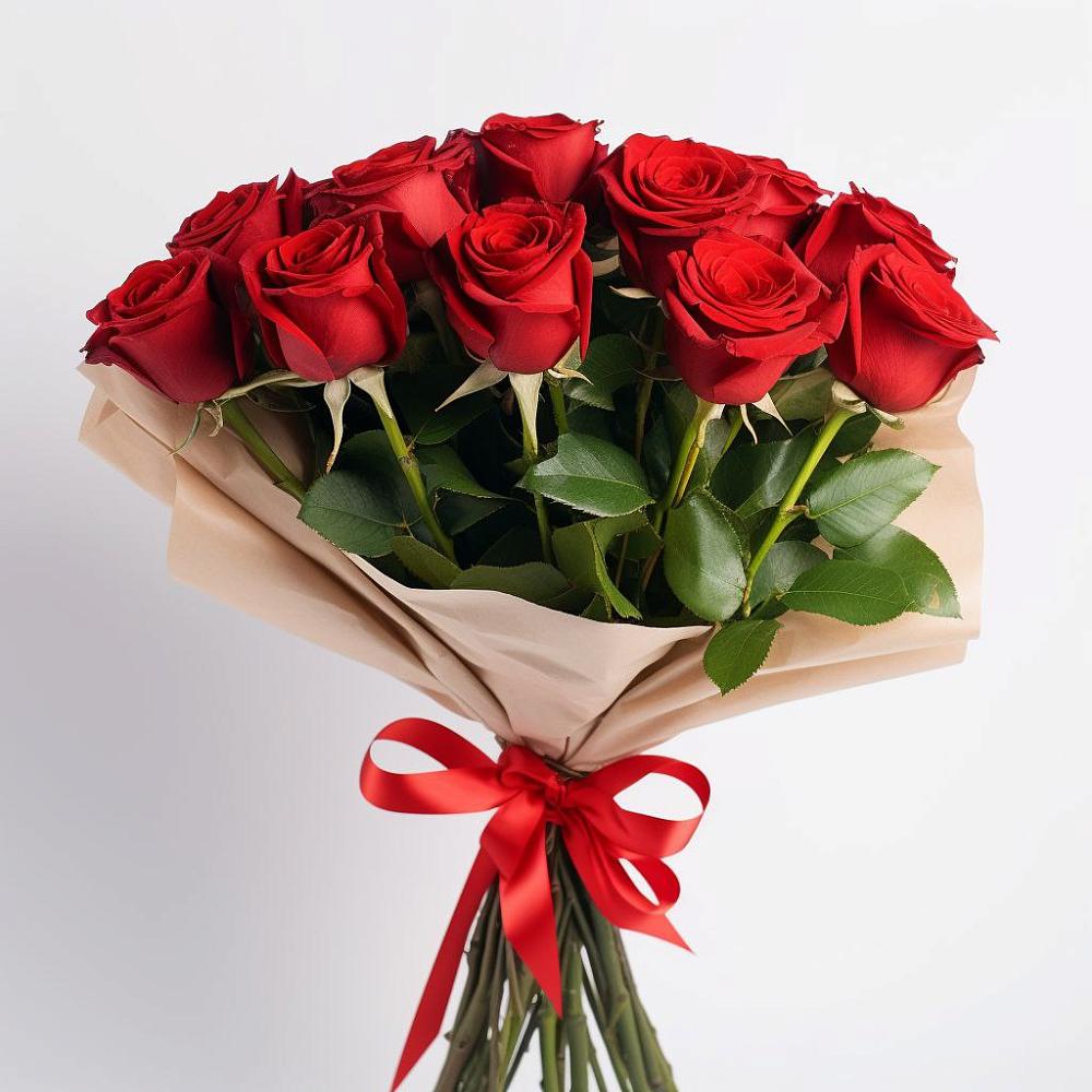 Букет 11 Красных роз Эдлесс Лав в Петровске-Забайкальском